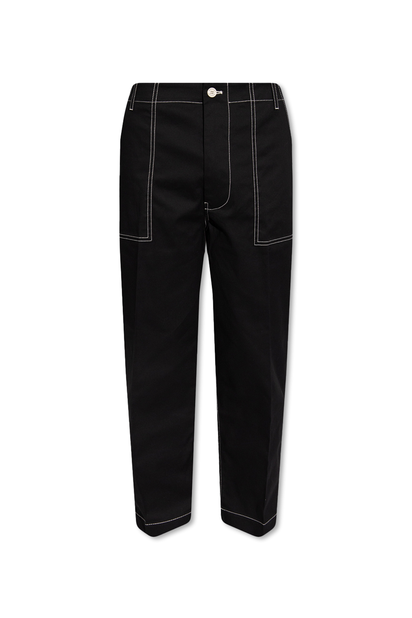 GenesinlifeShops PR Black Trousers with stitching details